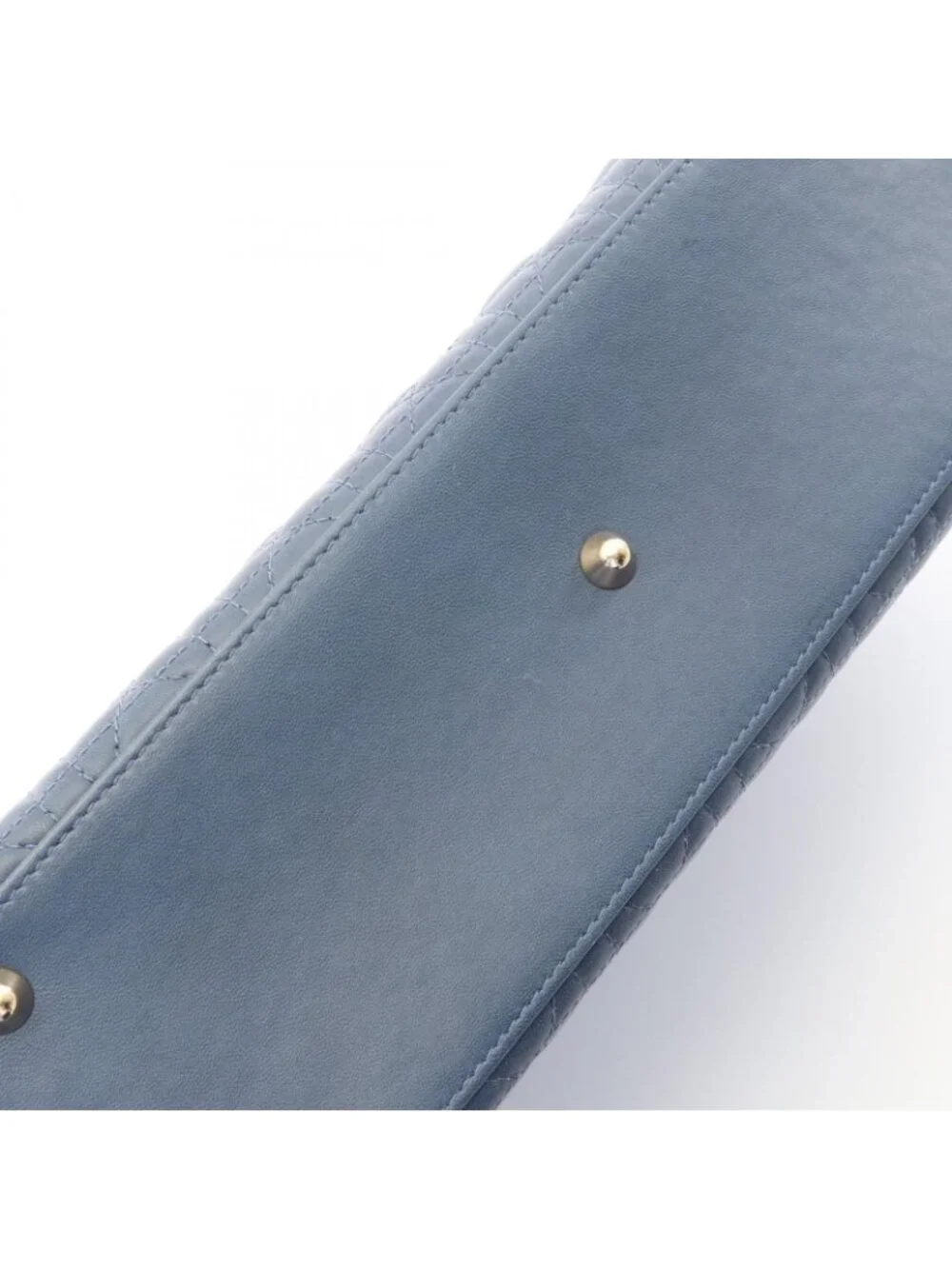 Dior Handbag Lady Dior Large Cannage Gradation 2-Way Blue Leather Lady Dior Tote